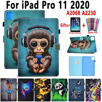 Tablet Cover for ipad Pro 11 2020 2nd Generation A2068 A2230 Smart Case Pu Leather Soft Shockproof Animal Flip Anti Slip Shell
Tablet Cover for ipad Pro 11 2020 2nd Generation A2068 A2230 Smart Case Pu Leather Soft Shockproof Animal Flip Anti Slip Shell