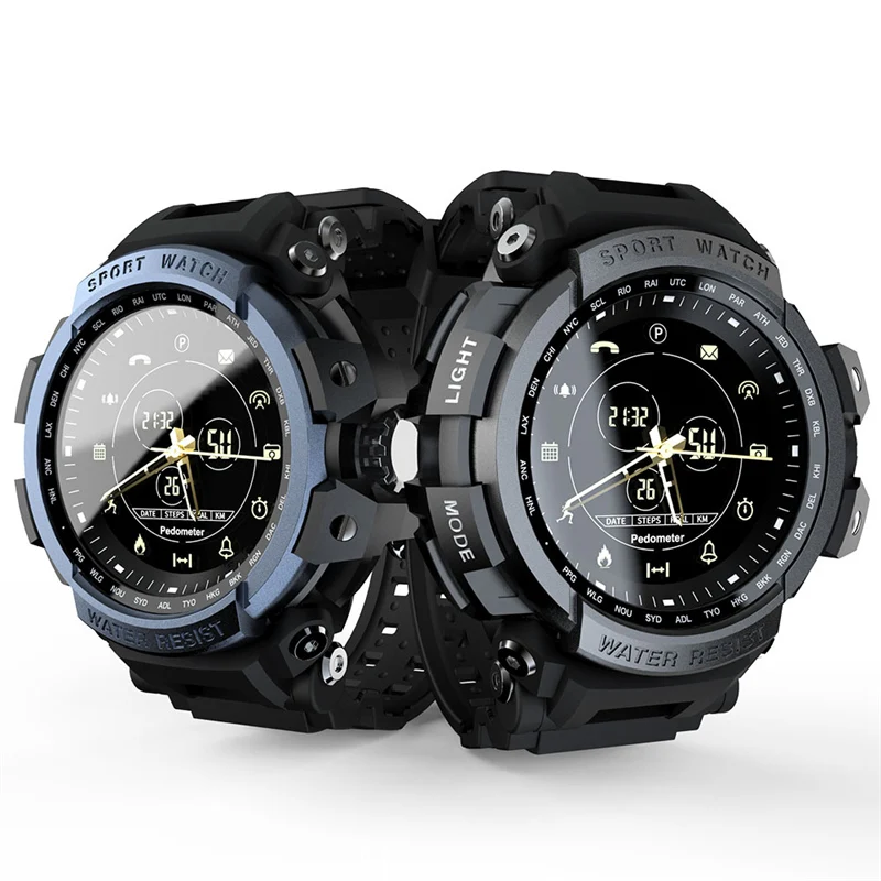 Смарт-часы MK28 мужские с Bluetooth и шагомером водонепроницаемые цифровые |