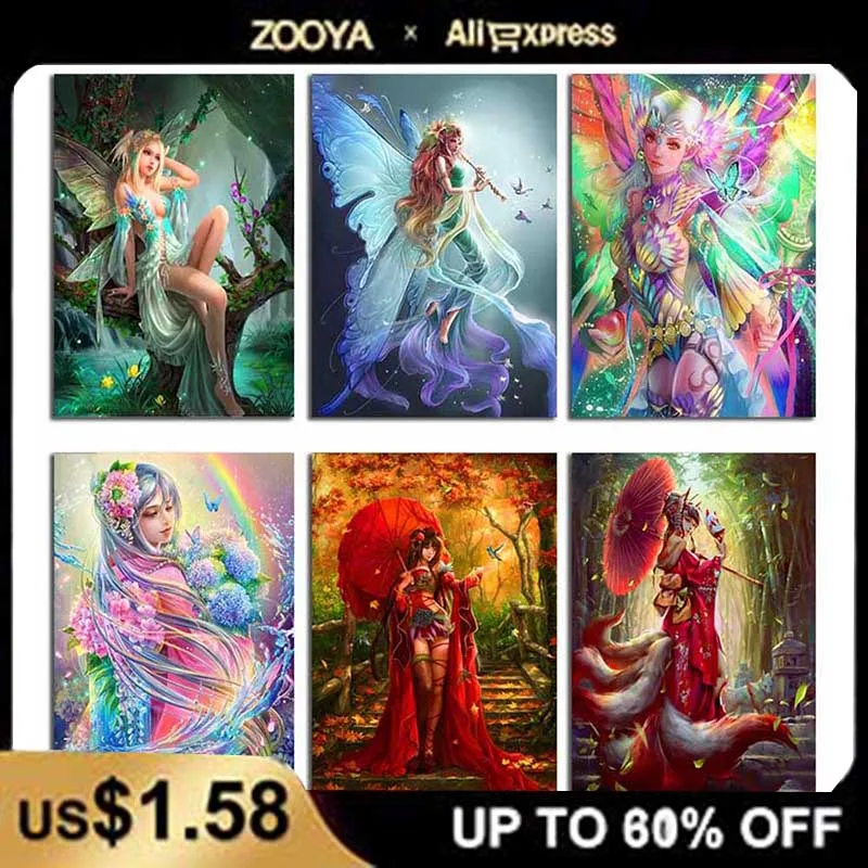 ZOOYA Art 5D Алмазная мозаика для творчества полная раскладка алмазная картина
