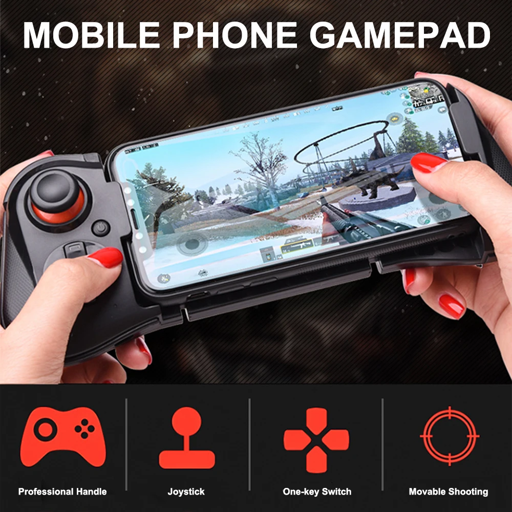 Wireless Gamepad for IOS Android Wireless Joystick Bluetooth BT4.0 Game Pad Handle Game Controller for Mobile Phone Trigger
Wireless Gamepad for IOS Android Wireless Joystick Bluetooth BT4.0 Game Pad Handle Game Controller for Mobile Phone Trigger