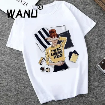 Fashion Printed I Am Not A Morning Person T shirt Women Harajuku Trend O-Neck T-Shirts Summer Short Sleeve Casual TShirt Tops
Fashion Printed I Am Not A Morning Person T shirt Women Harajuku Trend O-Neck T-Shirts Summer Short Sleeve Casual TShirt Tops