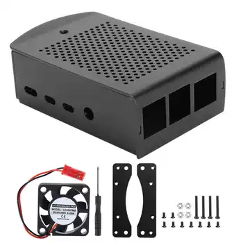 Demo Board Accessories Aluminum Alloy Protective Case Cover Enclosure with Cooling Fan for Raspberry Pi 4B raspberry pi
Demo Board Accessories Aluminum Alloy Protective Case Cover Enclosure with Cooling Fan for Raspberry Pi 4B raspberry pi