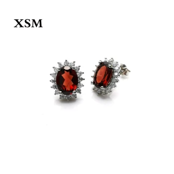 XSM 100% natural supplier red garnet fine jewlery 925 silver good earring with for women party or birthday earring gift box box
XSM 100% natural supplier red garnet fine jewlery 925 silver good earring with for women party or birthday earring gift box box