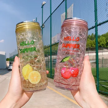 Japanese new creative ice cup male and female students cute summer ice cup personality trend anti-fall fruit printing water cup
Japanese new creative ice cup male and female students cute summer ice cup personality trend anti-fall fruit printing water cup