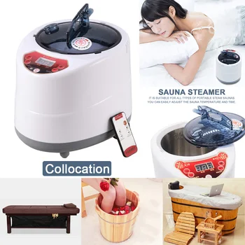 1000W 2L Moisturizing Home Portable Pot With Remote Control Mist Fumigation Machine Anti-scald Sauna Steamer Stainless Steel Spa
1000W 2L Moisturizing Home Portable Pot With Remote Control Mist Fumigation Machine Anti-scald Sauna Steamer Stainless Steel Spa