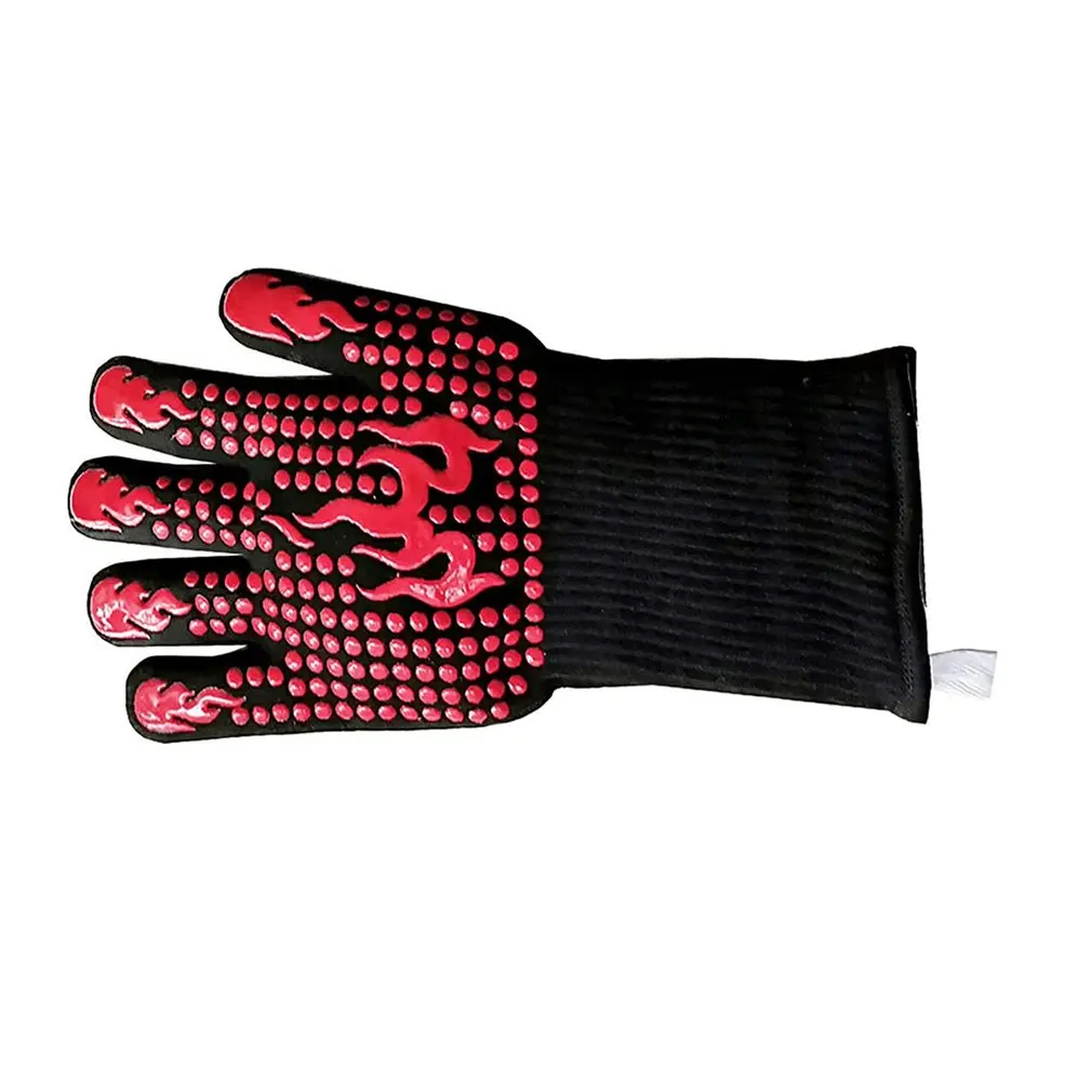 BBQ Gloves High Temperature Resistance Oven Mitts 500-800 Degrees Fireproof Barbecue Heat Insulation Microwave Oven Gloves
BBQ Gloves High Temperature Resistance Oven Mitts 500-800 Degrees Fireproof Barbecue Heat Insulation Microwave Oven Gloves