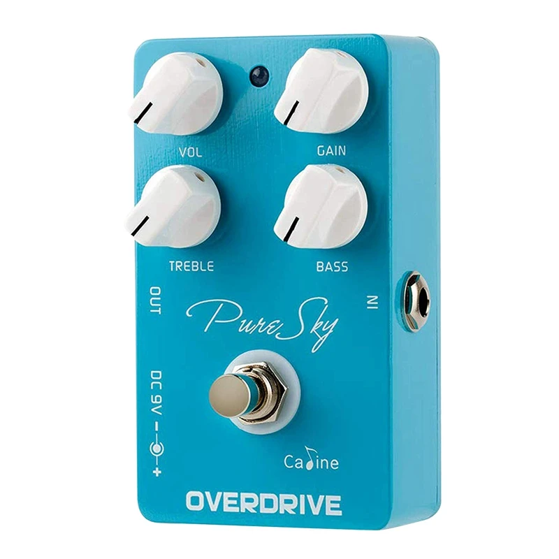 

Caline Pure Sky OD Guitar Effect Pedal Highly Pure and Clean Overdrive Guitar Pedal Accessories CP-12