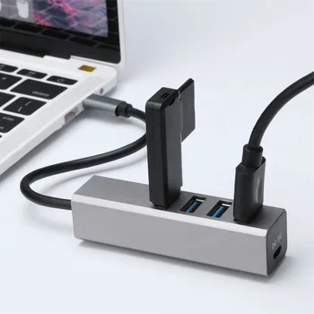 USB Type C to 4 USB 3.0 Ports Hub and Type C Port Super Speed With Micro USB For laptop Computer Accessories
USB Type C to 4 USB 3.0 Ports Hub and Type C Port Super Speed With Micro USB For laptop Computer Accessories