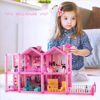 DIY Simulation luxury villa doll house 3D puzzles doll house pretend play kid toys educational toys Christmas birthday gifts
DIY Simulation luxury villa doll house 3D puzzles doll house pretend play kid toys educational toys Christmas birthday gifts