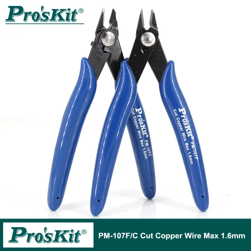 100% Original Pro'sKit PM-107F PM-107C Diagonal Pliers Electrician Precision Cutting Plier Stripping Tool
100% Original Pro'sKit PM-107F PM-107C Diagonal Pliers Electrician Precision Cutting Plier Stripping Tool