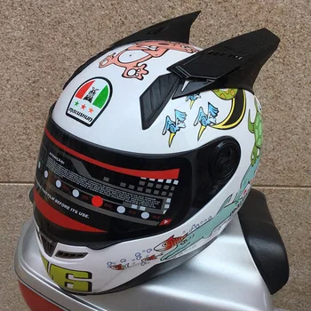 MALUSHEN Motorcycle Helmet motorcross equipment protect Cat Helmet Personality Full Face Motor Helmet
MALUSHEN Motorcycle Helmet motorcross equipment protect Cat Helmet Personality Full Face Motor Helmet