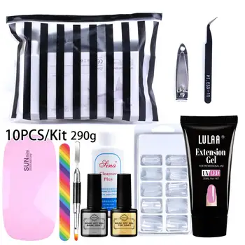 Nail Gel Set Nail Extension Gel Kit Poly Gel Clear Acrylic False Nail Tips Double End Nail Pusher Builder For Salon Tool Kit
Nail Gel Set Nail Extension Gel Kit Poly Gel Clear Acrylic False Nail Tips Double End Nail Pusher Builder For Salon Tool Kit