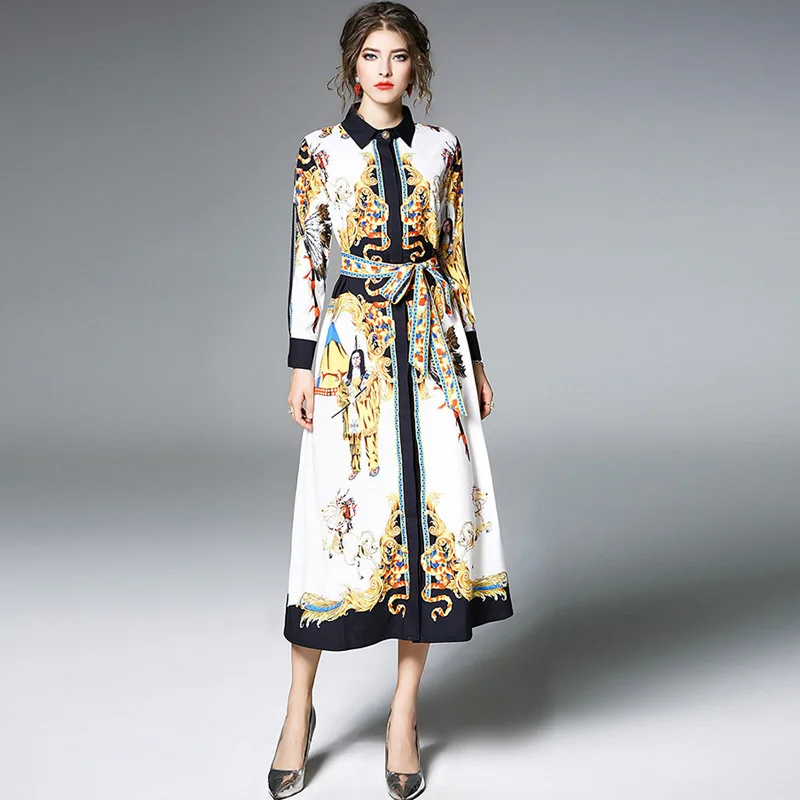 European Station's New Retro Palace Printed Shirt Dress with Turn-over Collar free shipping
European Station's New Retro Palace Printed Shirt Dress with Turn-over Collar free shipping