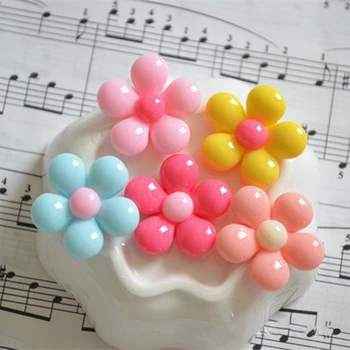 48pcs/bag Mixed colors 23mm Little plum blossom Flatback Cabochon Scrapbook Embellishment DIY Phone Decoration Crafts 004004104 
48pcs/bag Mixed colors 23mm Little plum blossom Flatback Cabochon Scrapbook Embellishment DIY Phone Decoration Crafts 004004104