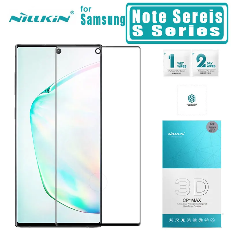 Nillkin for Samsung Galaxy Note 10 10 Plus 5G 9 8 S9 S8 + Tempered Glass 3D Full Cover Protector Film for Samsung Note 10 Glass
Nillkin for Samsung Galaxy Note 10 10 Plus 5G 9 8 S9 S8 + Tempered Glass 3D Full Cover Protector Film for Samsung Note 10 Glass