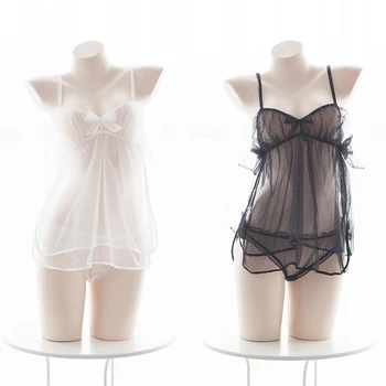 Sweet Cute Perspective Sling Nightdress Mesh Sexy Lingerie Set Sleepwear Women Sleep Dress Night Gown Sexy Young Girl Nighty
Sweet Cute Perspective Sling Nightdress Mesh Sexy Lingerie Set Sleepwear Women Sleep Dress Night Gown Sexy Young Girl Nighty