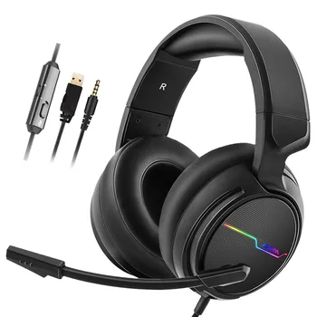 Gaming Heaphone 3.5mm Over-ear Headset Earphone with Microphone Bass Stereo Laptop Computer Brand Xiberia V20
Gaming Heaphone 3.5mm Over-ear Headset Earphone with Microphone Bass Stereo Laptop Computer Brand Xiberia V20