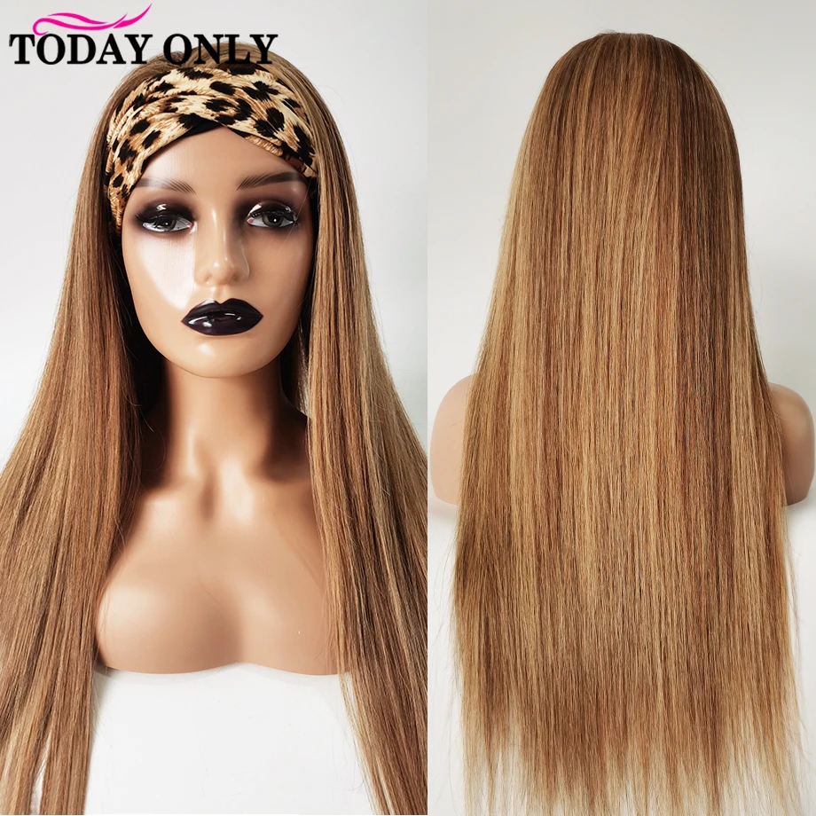 Bone Straight Highlight Headband Wig Human Hair Wigs For Women Ombre Brown Colored Human Hair Wigs Peruvian 180% Density Hair
Bone Straight Highlight Headband Wig Human Hair Wigs For Women Ombre Brown Colored Human Hair Wigs Peruvian 180% Density Hair
