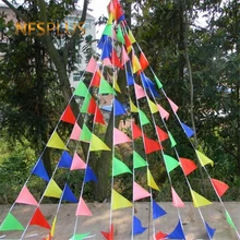 100PCS Coloured Hanging Flags 50M Red Yellow Blue Green Pink Colors 14x21CM Triangle Home Party Decorative Flags And Banners
100PCS Coloured Hanging Flags 50M Red Yellow Blue Green Pink Colors 14x21CM Triangle Home Party Decorative Flags And Banners