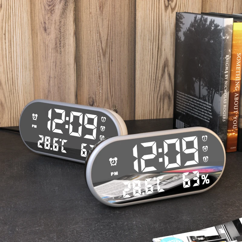 Дисплей температуры HD светодиодный дисплей с подсветкой электронные часы