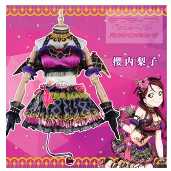 New !! Anime Love Live Cosplay Costume Sakurauchi Riko Little Devil Cos Dress Women Lovely Suit H
New !! Anime Love Live Cosplay Costume Sakurauchi Riko Little Devil Cos Dress Women Lovely Suit H