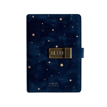 B6 Suede Travel Notebook with Combination Lock Password Star Agenda Diary Journal Notepad Stationery
B6 Suede Travel Notebook with Combination Lock Password Star Agenda Diary Journal Notepad Stationery