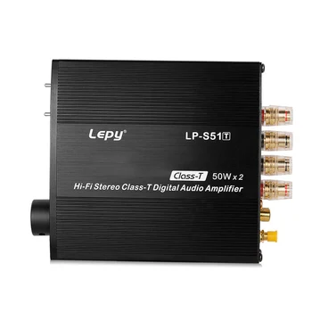 LP-S51T Lepy HiFi Stereo Audio Amplifier BT4.2 Class T Digital Audio Amplifier Power Amplifier Mini Home Stereo Audio Amp 50W*2
LP-S51T Lepy HiFi Stereo Audio Amplifier BT4.2 Class T Digital Audio Amplifier Power Amplifier Mini Home Stereo Audio Amp 50W*2