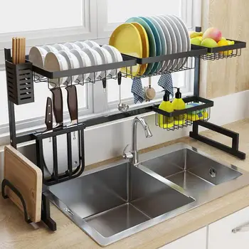Stainless Steel Dish Rack Drain Rack To Dry The Tableware Dishes Storage Supplies Storage Box Kitchen Rack
Stainless Steel Dish Rack Drain Rack To Dry The Tableware Dishes Storage Supplies Storage Box Kitchen Rack