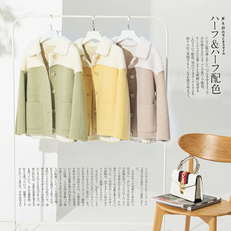 2019 New Winter Coats Women Short Fur Collar Short Jackets Outwears Autumn Female Cashmere Woolen Coats
2019 New Winter Coats Women Short Fur Collar Short Jackets Outwears Autumn Female Cashmere Woolen Coats