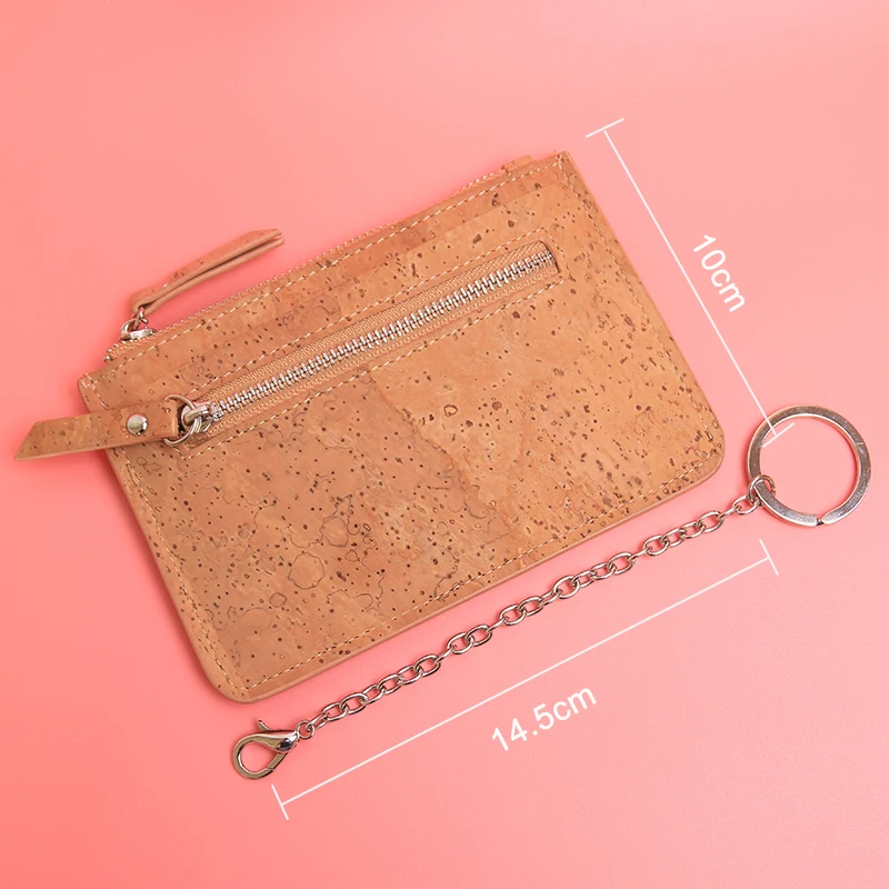 cork coin purse card wallet size