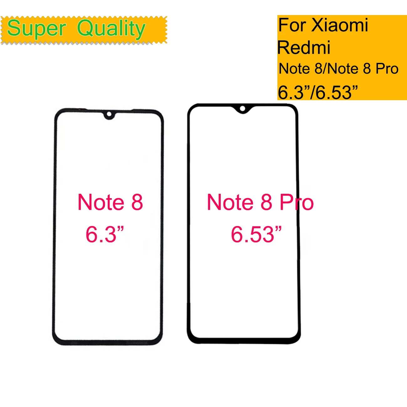 10Pcs/lot For Xiaomi Redmi Note 8 Pro Touch Screen Panel Front Outer Glass Lens For REDMI NOTE 8 LCD Front Glass Panel
10Pcs/lot For Xiaomi Redmi Note 8 Pro Touch Screen Panel Front Outer Glass Lens For REDMI NOTE 8 LCD Front Glass Panel