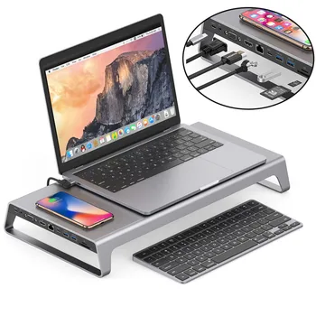 USB type-C 3.0 Multifunction 11 in1 Docking Hub Wireless Charger For IPhone XiaoMi Samsung+ Loading Desk for Laptop Dropshipping
USB type-C 3.0 Multifunction 11 in1 Docking Hub Wireless Charger For IPhone XiaoMi Samsung+ Loading Desk for Laptop Dropshipping