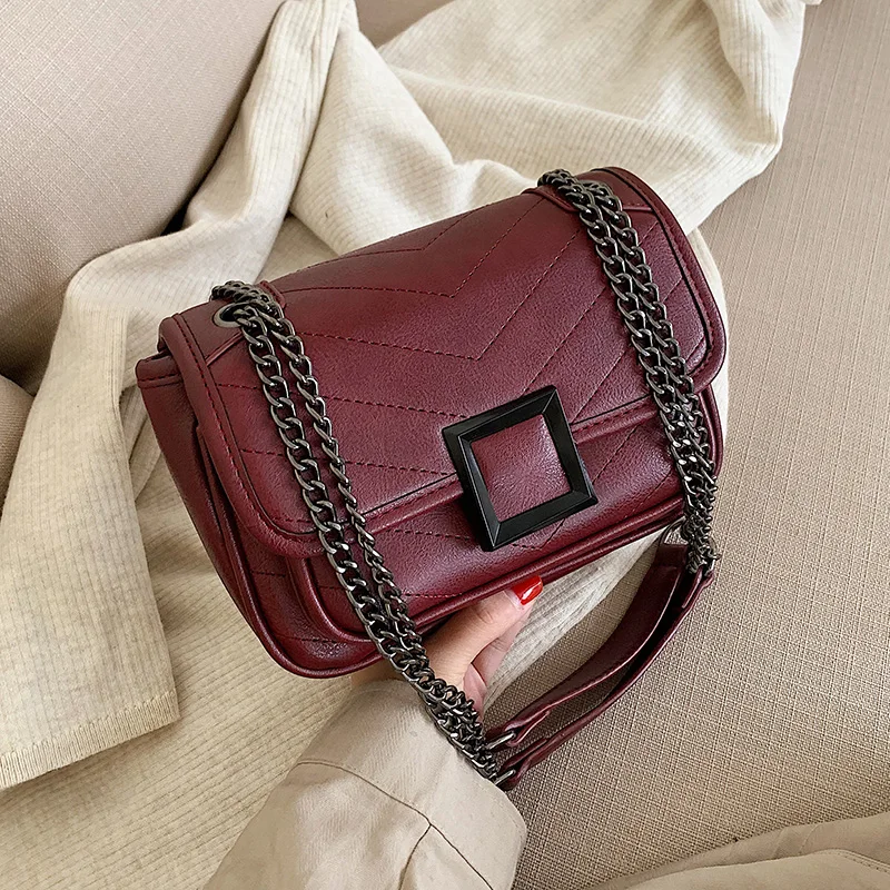 Solid Color Pu Leather Crossbody Bags for Women 2020 Simple Style Small Chain Shoulder Messenger Bag Travel Brand Handbags
Solid Color Pu Leather Crossbody Bags for Women 2020 Simple Style Small Chain Shoulder Messenger Bag Travel Brand Handbags
