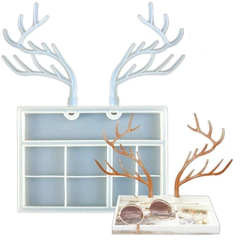 2Pack Resin Molds, Deer Horn Mold with Jewelry Organizers Epoxy Resin Mold,DIY Cosmetics Tray Resin Casting Molds,
2Pack Resin Molds, Deer Horn Mold with Jewelry Organizers Epoxy Resin Mold,DIY Cosmetics Tray Resin Casting Molds,