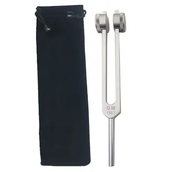 OM136.1Hz Aluminum Tuning Fork with carry pouch for Ultimate Healing and Relaxation Nerve/Sensory
OM136.1Hz Aluminum Tuning Fork with carry pouch for Ultimate Healing and Relaxation Nerve/Sensory