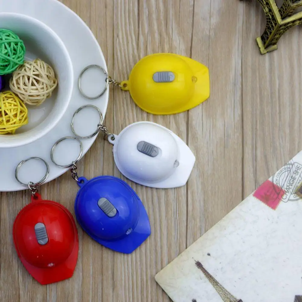1pc Mini LED Helmet Shape Beer Bottle Opener Tool Gadgets Accessories Cool Ring Keychain Corkscrew 4 Colors