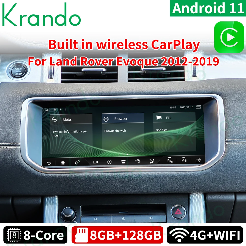 Krando 10.25''Android 11 Car Radio Player For Land Rover Range Rover Evoque 2012-2018 GPS Navigation Multimedia Carplay 8G128G
Krando 10.25''Android 11 Car Radio Player For Land Rover Range Rover Evoque 2012-2018 GPS Navigation Multimedia Carplay 8G128G