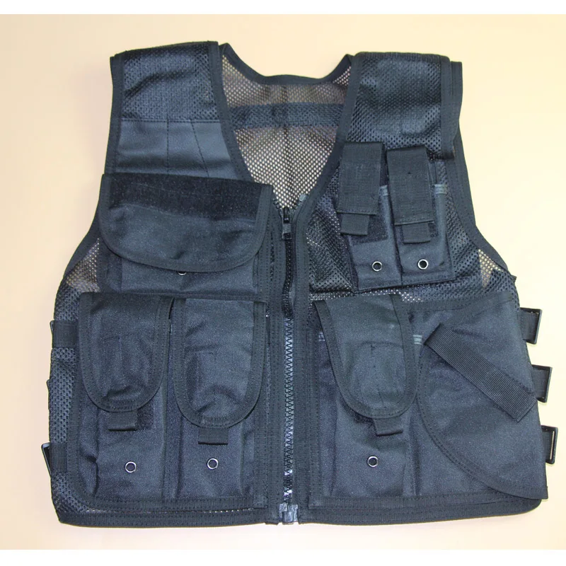 Tactical Military Mesh Vest Hunting Fishing Paintball CombatHiking Outdoor Airsoft Chest Rig Vest Jacket Gun Holster Pouch