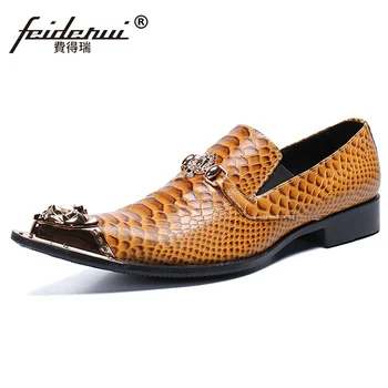 Plus Size Luxury Metal Toe Slip on Man Wedding Loafers Genuine Leather Handmade Men's Alligator Pattern Casual Shoes SL628
Plus Size Luxury Metal Toe Slip on Man Wedding Loafers Genuine Leather Handmade Men's Alligator Pattern Casual Shoes SL628