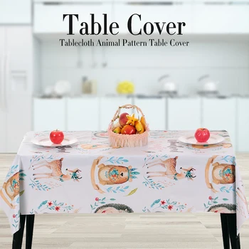 Dining Room Tablecloth Animal Pattern Table Cover PVC Dust-Proof Water-proof Table cloth for Kitchen Dinning Tabletop Decoration
Dining Room Tablecloth Animal Pattern Table Cover PVC Dust-Proof Water-proof Table cloth for Kitchen Dinning Tabletop Decoration