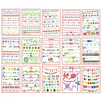 OOTDTY 15pcs/set Plastic Drawing Template Ruler Stencil Painting Board DIY Album Decor
OOTDTY 15pcs/set Plastic Drawing Template Ruler Stencil Painting Board DIY Album Decor