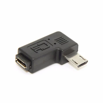 9mm Long Connector Plug 90 Degree Left & Right Angled Micro USB 2.0 5Pin Male to Female Extension Adapter Adaptor
9mm Long Connector Plug 90 Degree Left & Right Angled Micro USB 2.0 5Pin Male to Female Extension Adapter Adaptor