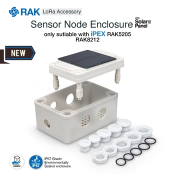 IoT Unify Outdoor Sensor Node Enclosure with Solar Panel IP67 Rated Waterproof for iPEX RAK5205 Tracker Board LoRa Accessories
IoT Unify Outdoor Sensor Node Enclosure with Solar Panel IP67 Rated Waterproof for iPEX RAK5205 Tracker Board LoRa Accessories