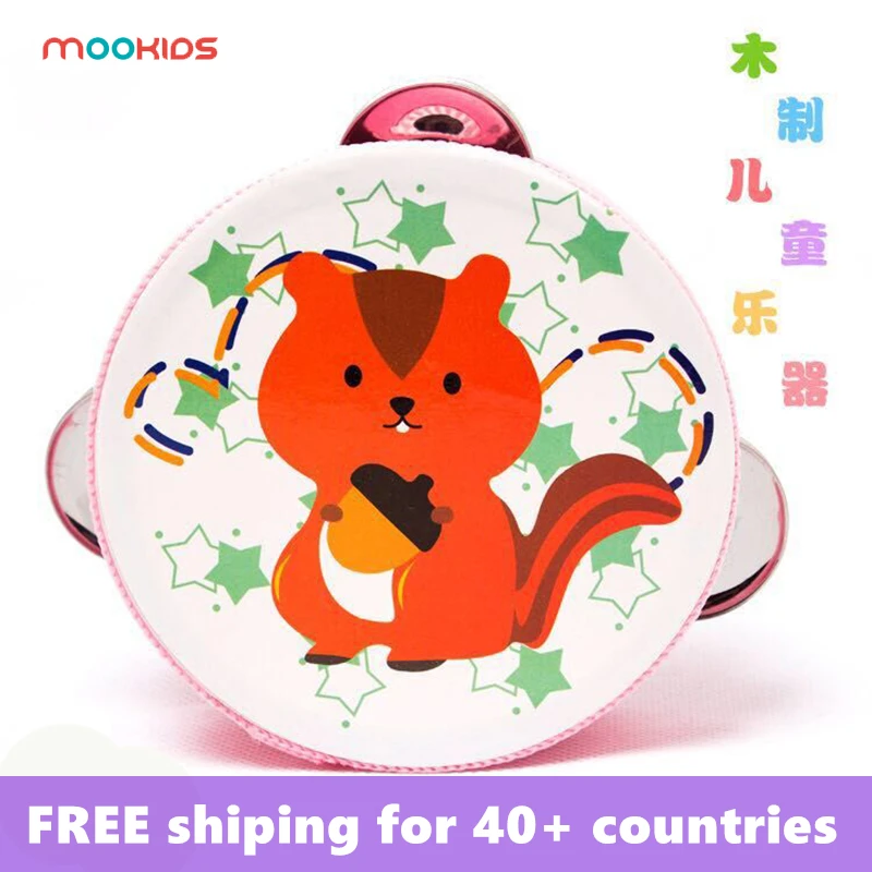 Percussion Instrument for Kids Games Free Shipping 10cm Cartoon Wooden Drum Handheld Hand Bell Musical
Percussion Instrument for Kids Games Free Shipping 10cm Cartoon Wooden Drum Handheld Hand Bell Musical