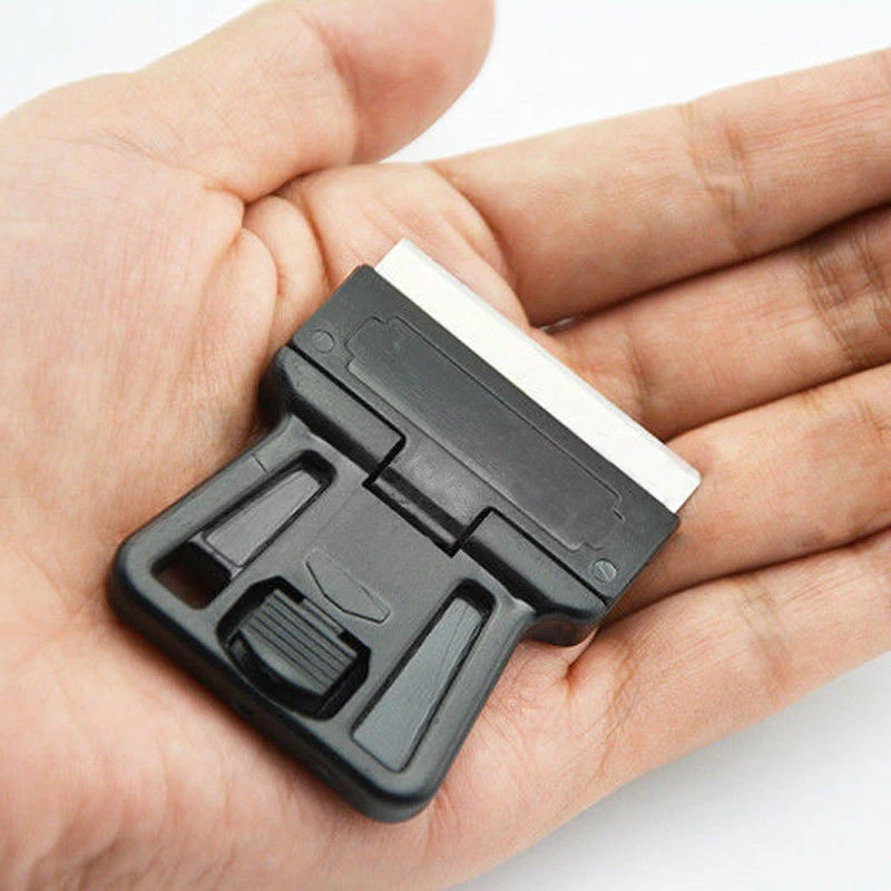 Razor Blade Scraper Painting Holder One-Sided Plastic Handle Handle Window Scraper Mini Portable New
Razor Blade Scraper Painting Holder One-Sided Plastic Handle Handle Window Scraper Mini Portable New