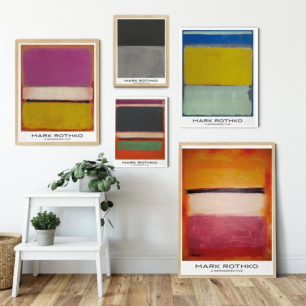 Mark Rothko Abstract Color Canvas Art Posters and Print Scandinavian Canvas Oil Painting on The Wall Pictures Home Decor Cuadros
Mark Rothko Abstract Color Canvas Art Posters and Print Scandinavian Canvas Oil Painting on The Wall Pictures Home Decor Cuadros