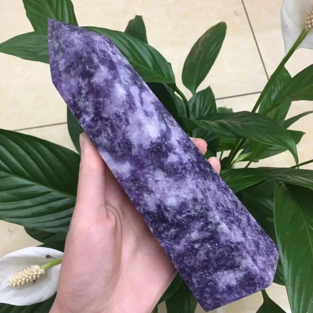 Natural Purple Color Purple Mica Crystal Quartz Stone Obelisk Pointing Healing Room Decora
Natural Purple Color Purple Mica Crystal Quartz Stone Obelisk Pointing Healing Room Decora