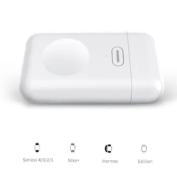 Mini Portable Wireless Charger Power Bank Charger External Battery Charging Dock Station for iWatch/Apple Watch 1 2 3 4 Series
Mini Portable Wireless Charger Power Bank Charger External Battery Charging Dock Station for iWatch/Apple Watch 1 2 3 4 Series