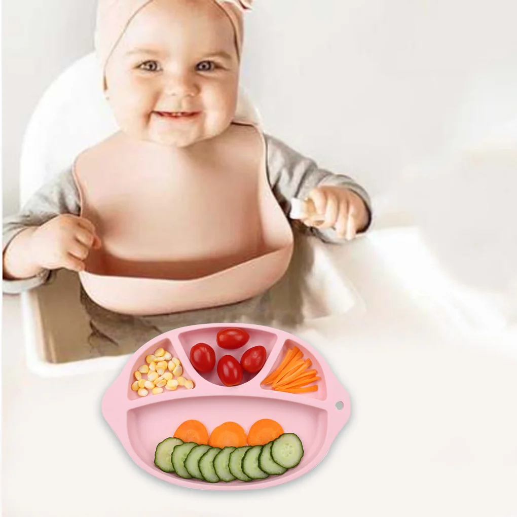 Kids Silicone Food Plate Infant Complementary Tableware Non-slip Heat Resistant Dinner Fruit Tray
Kids Silicone Food Plate Infant Complementary Tableware Non-slip Heat Resistant Dinner Fruit Tray