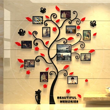 3D Family Tree Decal Wall Sticker Acrylic Photo Album For Wall Sticker Tree Shape Stickers Home Decor Wall Poster Hanging
3D Family Tree Decal Wall Sticker Acrylic Photo Album For Wall Sticker Tree Shape Stickers Home Decor Wall Poster Hanging